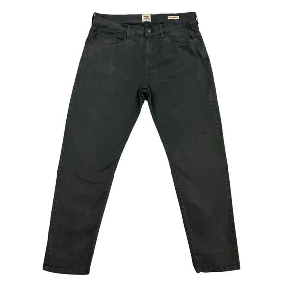 Flint And Tinder Pants Mens 34x30 Gray Tapered Fit 5 Pocket Design Preppy